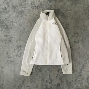 Vintage 90s The North Face White Denali Style Jacket Sz M